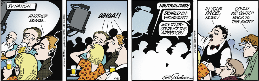 Doonesbury by Garry Trudeau on Mon, 21 Apr 2025