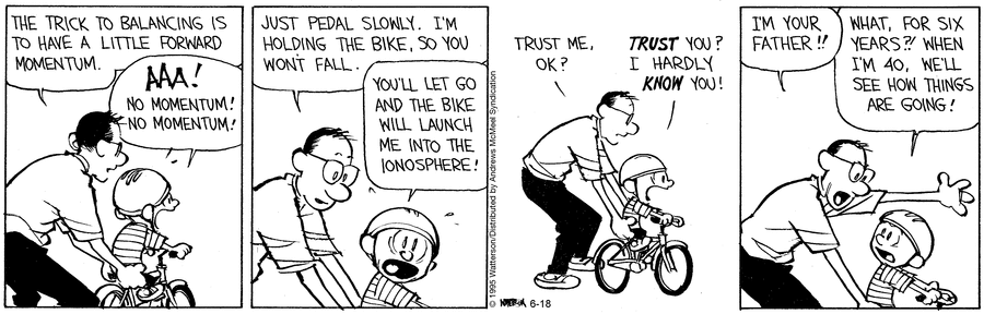Calvin and Hobbes by Bill Watterson on Wed, 18 Jun 2025