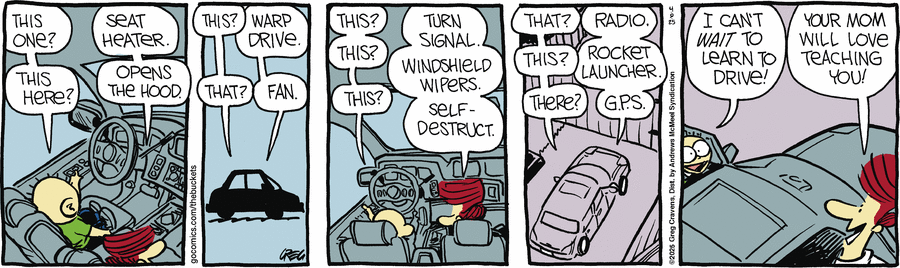 The Buckets by Greg Cravens  on Wed, 09 Apr 2025