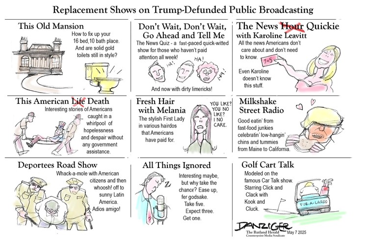 Jeff Danziger by Jeff Danziger on Tue, 06 May 2025