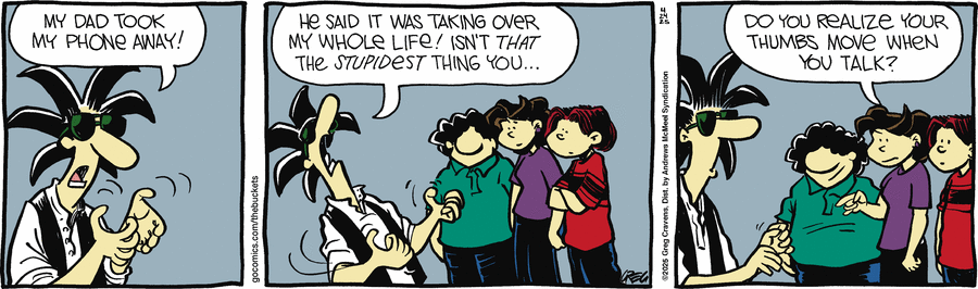 The Buckets by Greg Cravens  on Thu, 24 Apr 2025