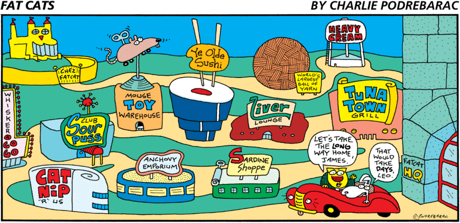 Fat Cats by Charlie Podrebarac on Sun, 08 Jun 2025