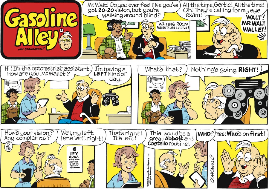 Gasoline Alley by Jim Scancarelli on Sun, 18 May 2025