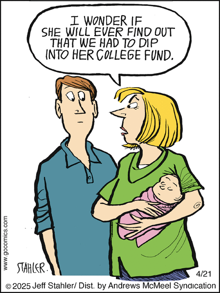 Moderately Confused by Jeff Stahler  on Mon, 21 Apr 2025