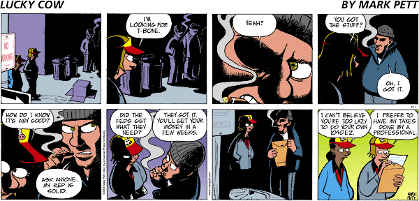 Lucky Cow by Mark Pett on Sun, 13 Apr 2025