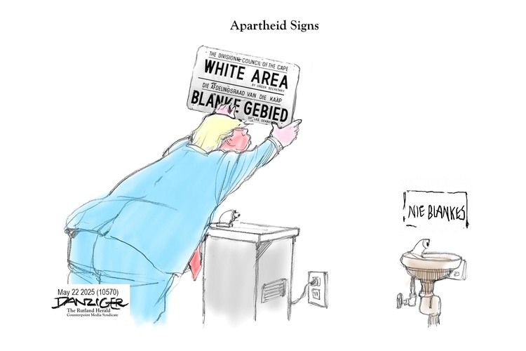Jeff Danziger by Jeff Danziger on Sat, 24 May 2025
