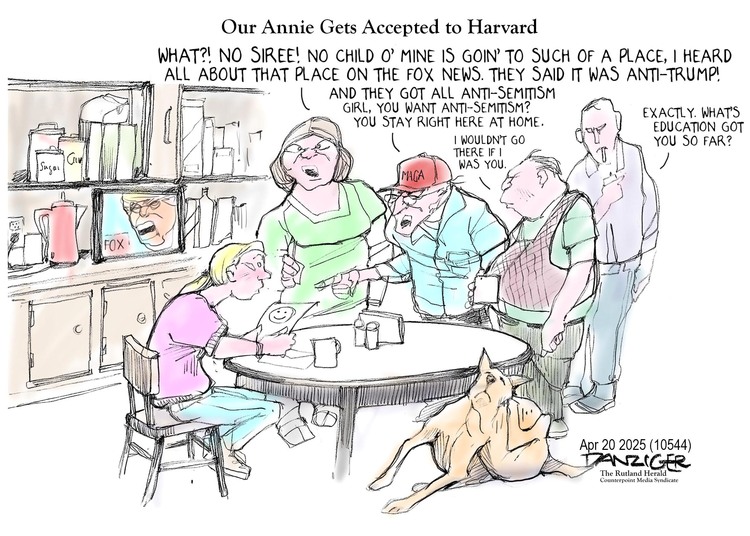 Jeff Danziger by Jeff Danziger on Mon, 21 Apr 2025