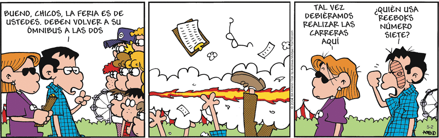 FoxTrot en Español by Bill Amend on Fri, 02 May 2025