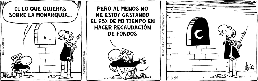 Wizard of Id en Español by Parker and Hart on Sat, 03 May 2025