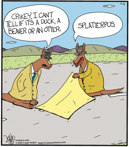 Rubes by Leigh Rubin on Wed, 16 Apr 2025