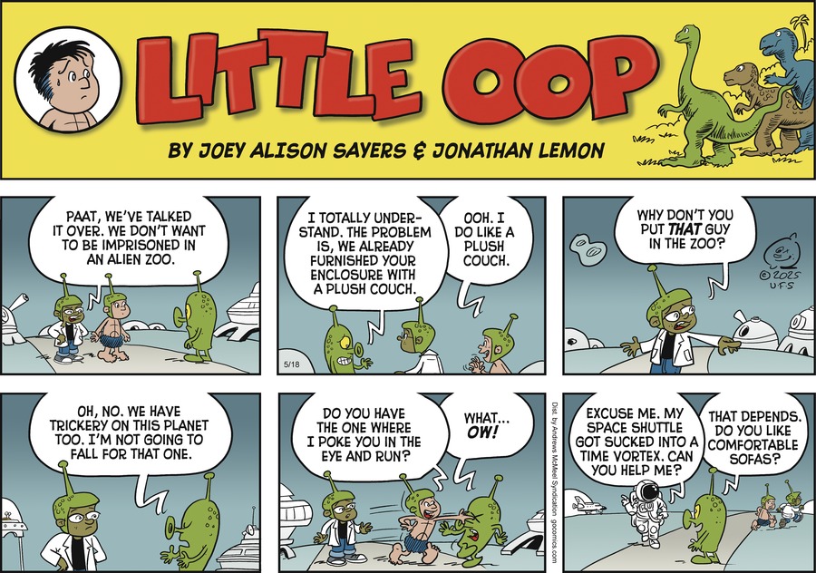 Alley Oop by Jonathan Lemon and Joey Alison Sayers on Sun, 18 May 2025