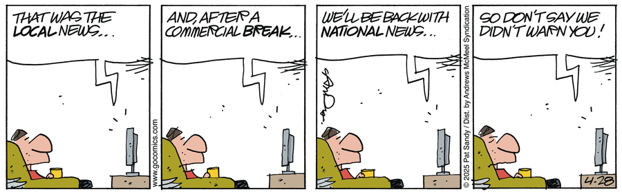 Next Door Neighbors by Pat Sandy on Mon, 28 Apr 2025