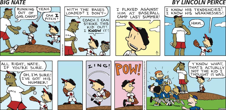 Big Nate by Lincoln Peirce on Sun, 01 Jun 2025