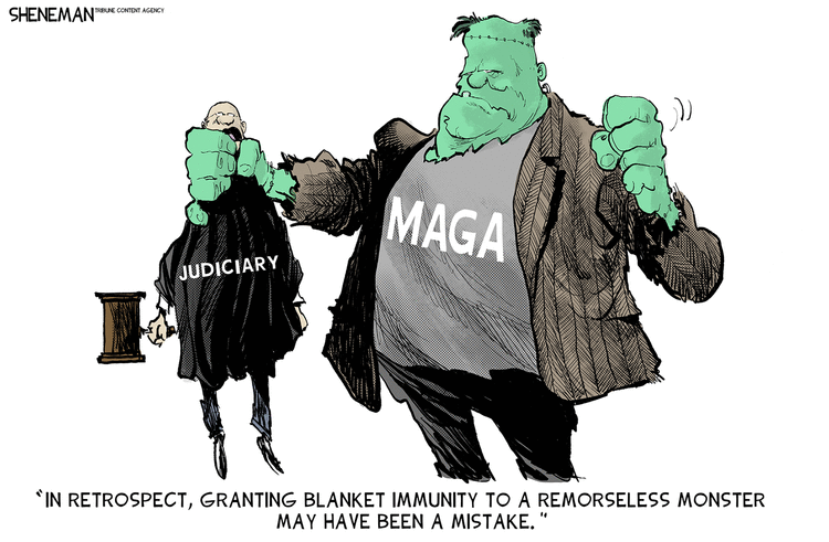 Drew Sheneman by Drew Sheneman on Wed, 26 Mar 2025