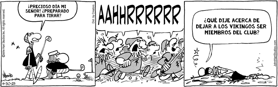 Wizard of Id en Español by Parker and Hart on Wed, 30 Apr 2025