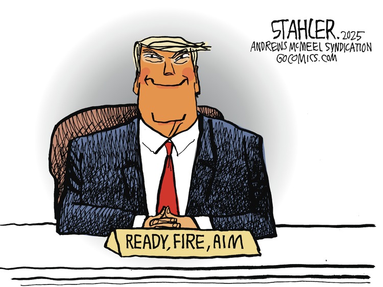 Jeff Stahler by Jeff Stahler on Sun, 30 Mar 2025