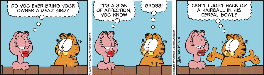 Garfield by Jim Davis on Fri, 06 Jun 2025