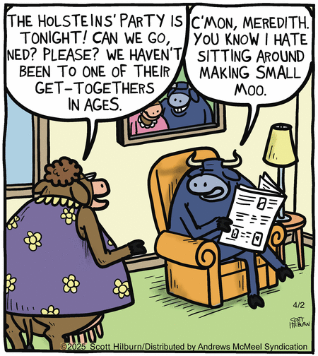 The Argyle Sweater by Scott Hilburn on Wed, 02 Apr 2025