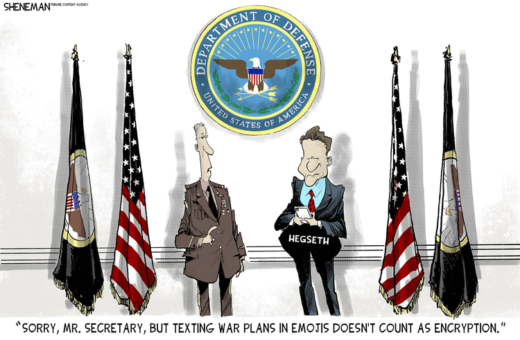 Drew Sheneman by Drew Sheneman on Thu, 27 Mar 2025