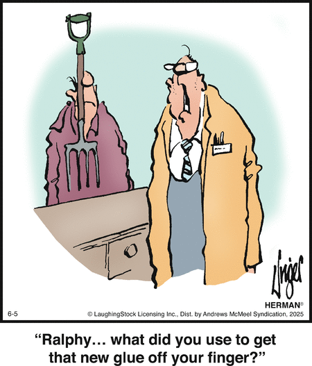 Herman by Jim Unger on Thu, 05 Jun 2025
