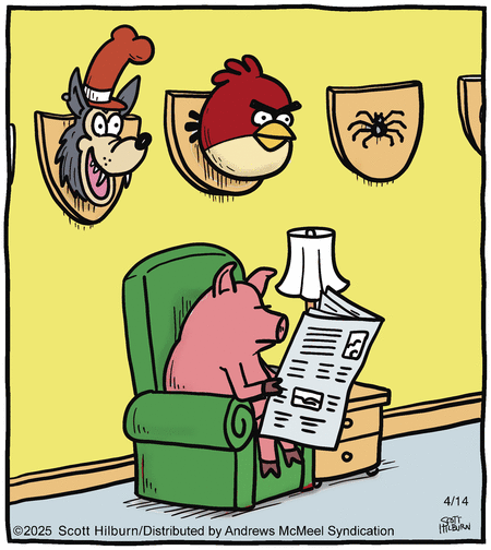 The Argyle Sweater by Scott Hilburn on Mon, 14 Apr 2025