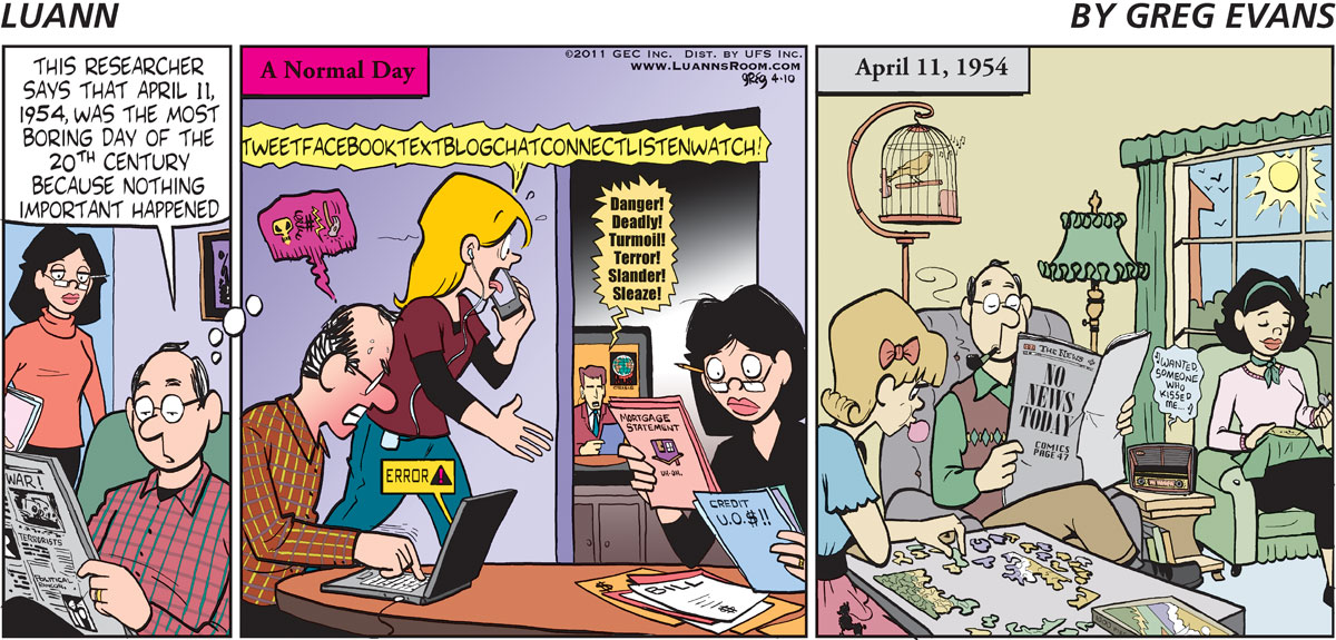 Luann by Greg Evans and Karen Evans for April 10, 2011