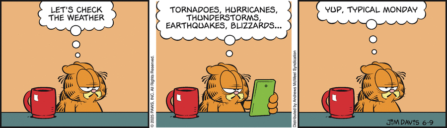 Garfield by Jim Davis on Mon, 09 Jun 2025