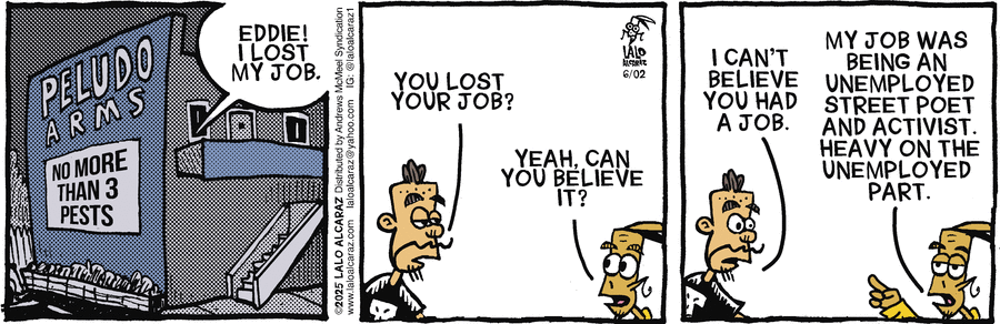 La Cucaracha by Lalo Alcaraz on Mon, 02 Jun 2025