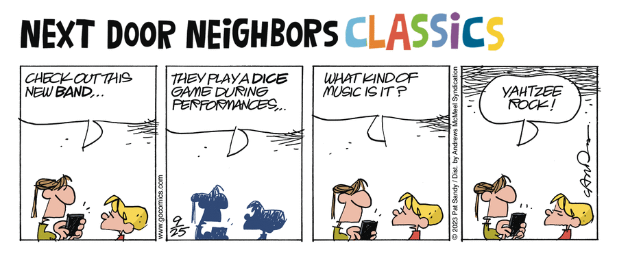 Next Door Neighbors by Pat Sandy on Sat, 17 May 2025