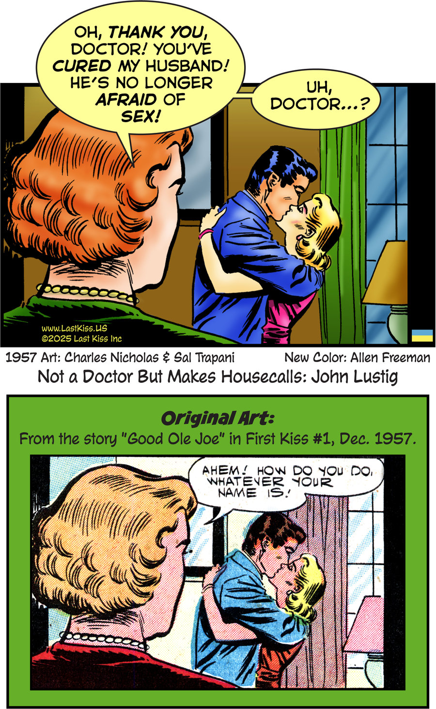Last Kiss by John Lustig on Wed, 23 Apr 2025