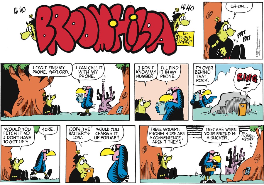 Broom Hilda by Russell Myers on Sun, 15 Jun 2025