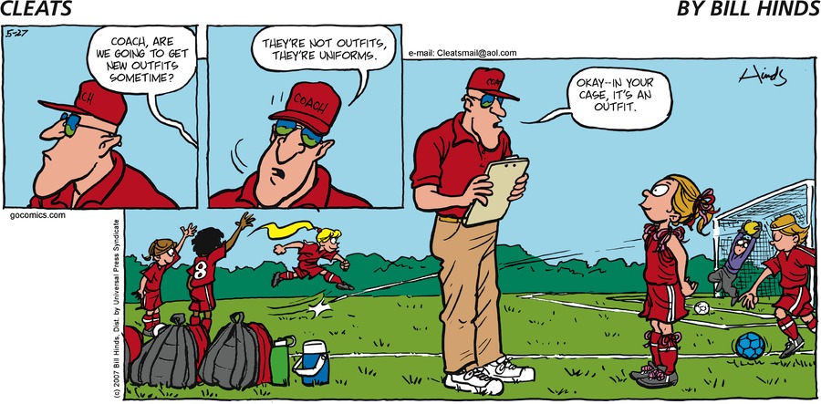 Cleats by Bill Hinds on Mon, 05 May 2025