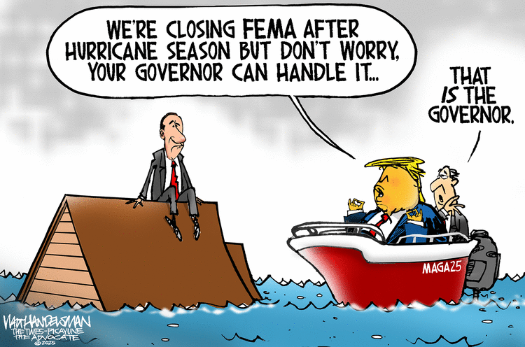 Walt Handelsman by Walt Handelsman on Wed, 11 Jun 2025