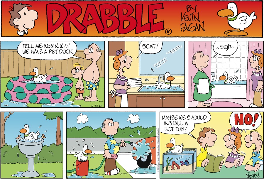 Drabble by Kevin Fagan on Sun, 22 Jun 2025
