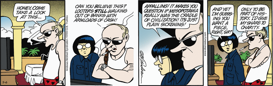 Doonesbury by Garry Trudeau on Tue, 06 May 2025