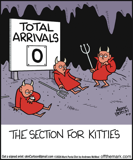 Off the Mark by Mark Parisi on Sat, 07 Jun 2025