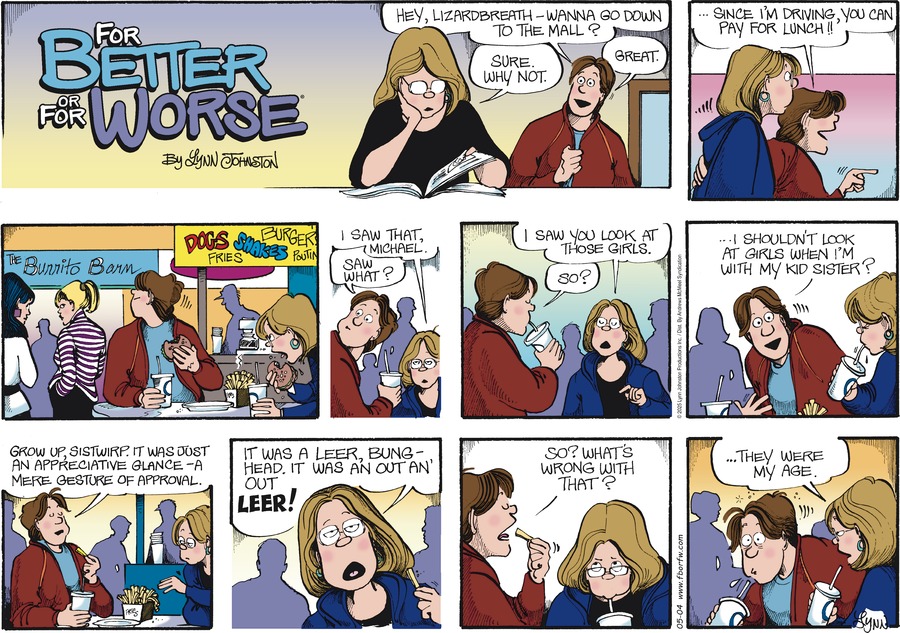 For Better or For Worse by Lynn Johnston on Sun, 04 May 2025