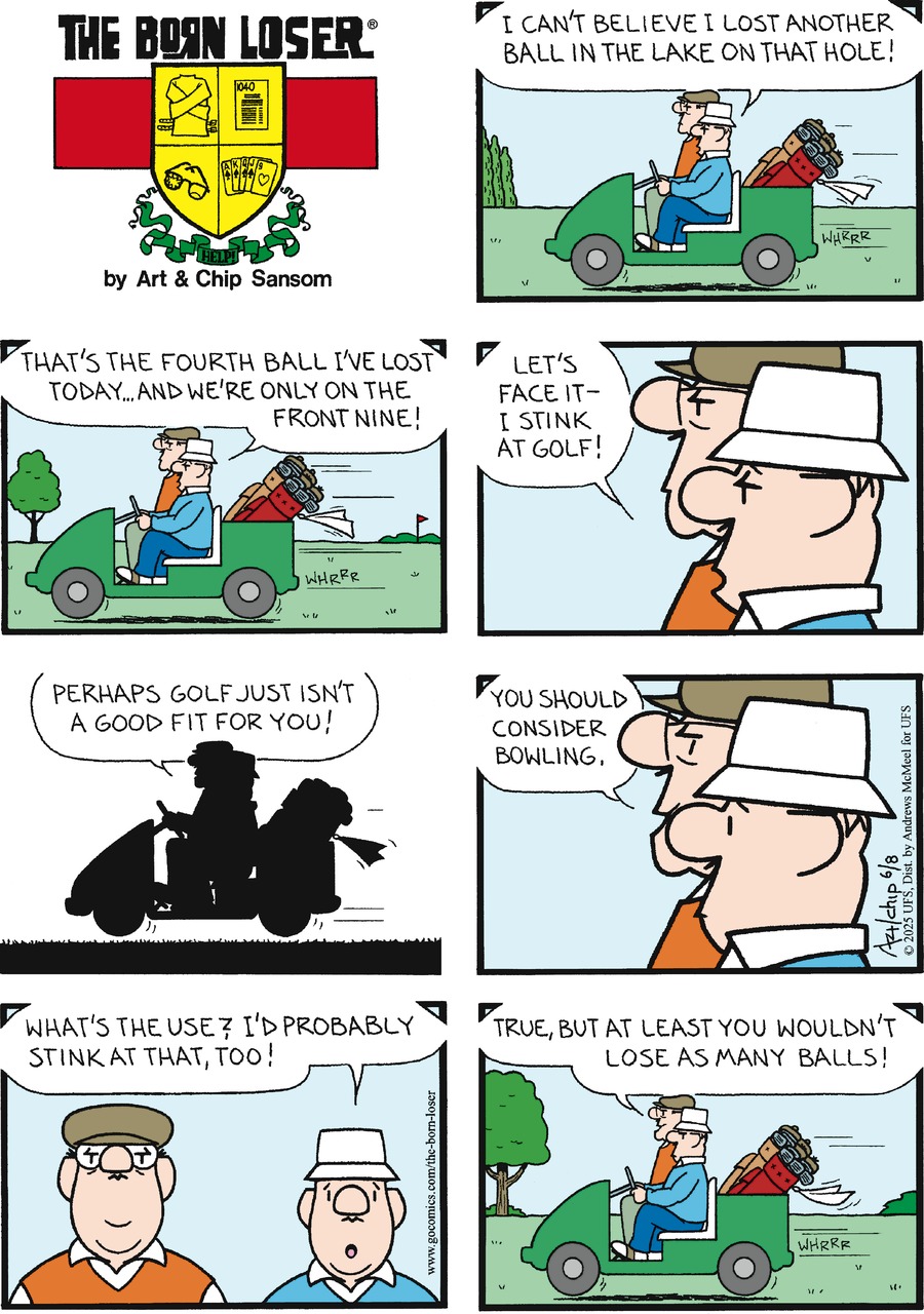 The Born Loser by Chip Sansom on Sun, 08 Jun 2025