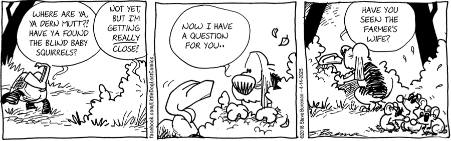 Little Dog Lost by Steve Boreman  on Mon, 14 Apr 2025