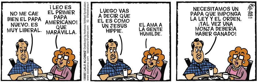 La Cucaracha en Español by Lalo Alcaraz on Wed, 21 May 2025