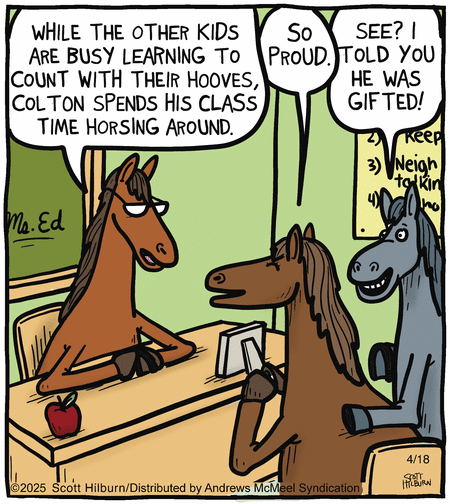 The Argyle Sweater by Scott Hilburn on Fri, 18 Apr 2025