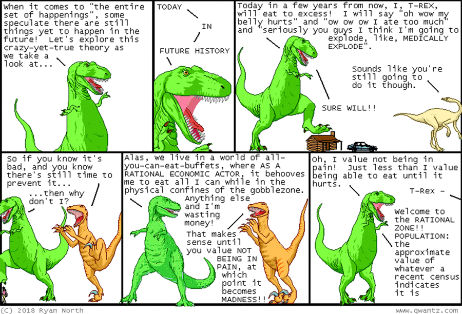 Dinosaur Comics by Ryan North on Wed, 30 Apr 2025