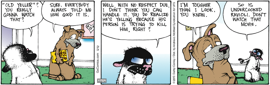 Get Fuzzy by Darby Conley on Mon, 12 May 2025