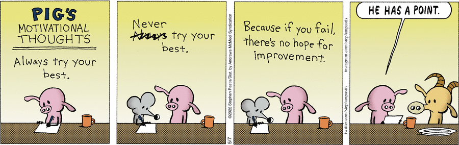 Pearls Before Swine by Stephan Pastis on Wed, 07 May 2025