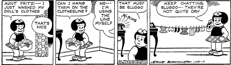 Nancy Classics by Ernie Bushmiller on Tue, 08 Apr 2025