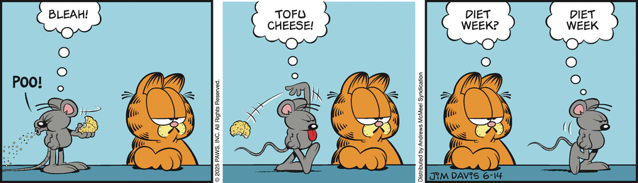 Garfield by Jim Davis on Sat, 14 Jun 2025