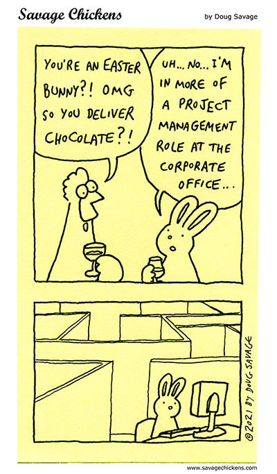 Savage Chickens by Doug Savage on Mon, 21 Apr 2025
