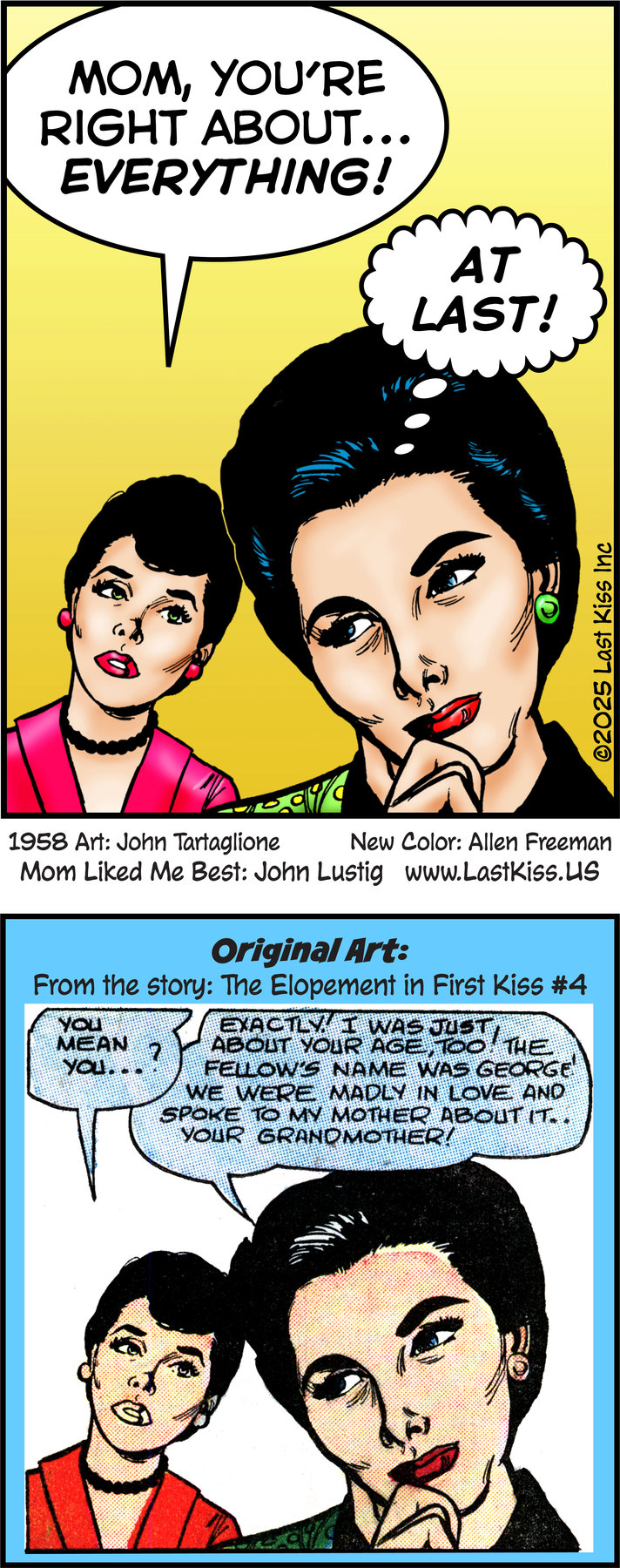 Last Kiss by John Lustig on Sun, 11 May 2025