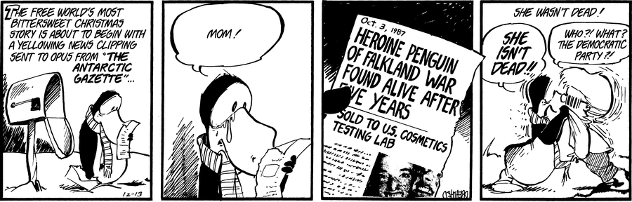 Bloom County by Berkeley Breathed on Mon, 14 Apr 2025