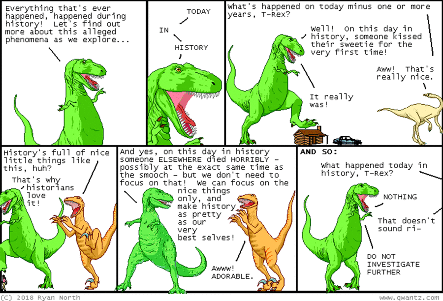 Dinosaur Comics by Ryan North on Mon, 28 Apr 2025